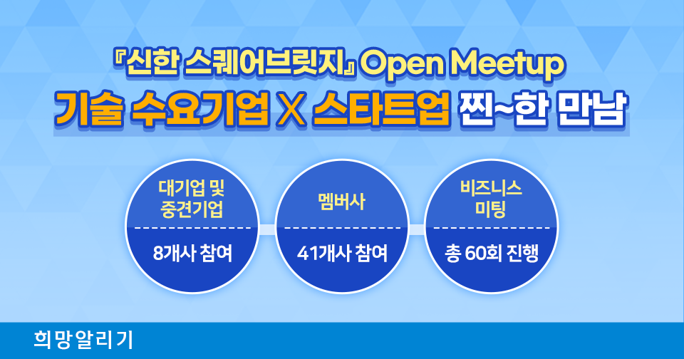 [희망알리기] 『신한 스퀘어브릿지 서울』 Open Meetup, 그 현장 속으로!